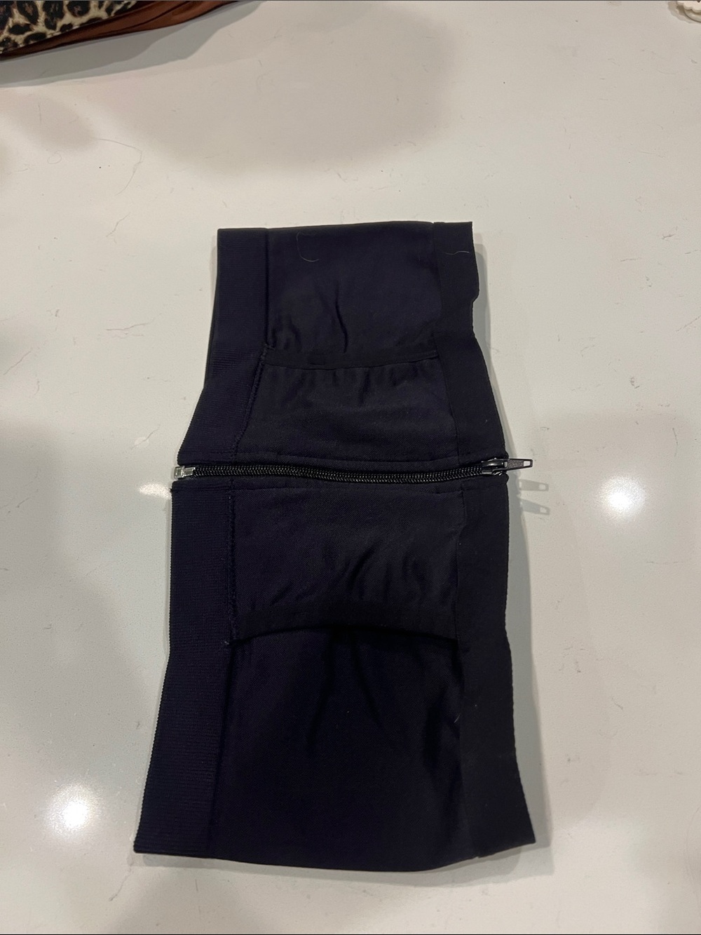 Black Zippered Nursing Bra